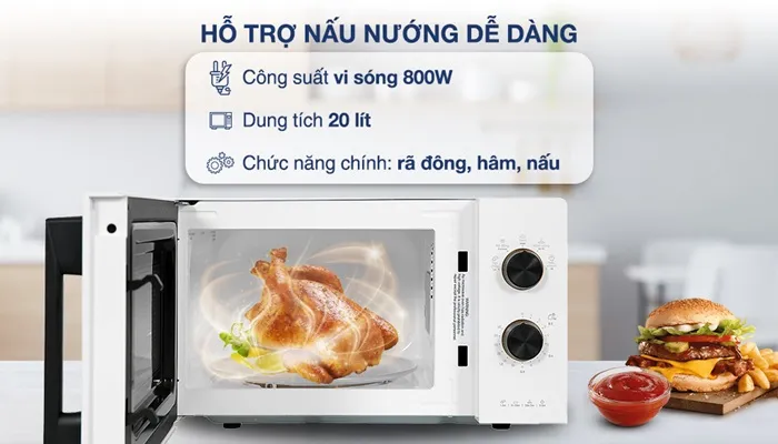 Hỗ trợ nấu nướng dễ dàng hơn